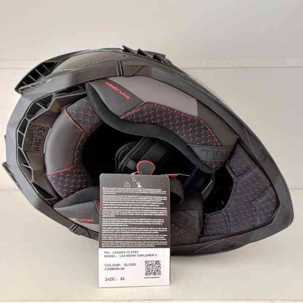 Enduro helma Ls2 Explorer Plus Carbon - foto 6