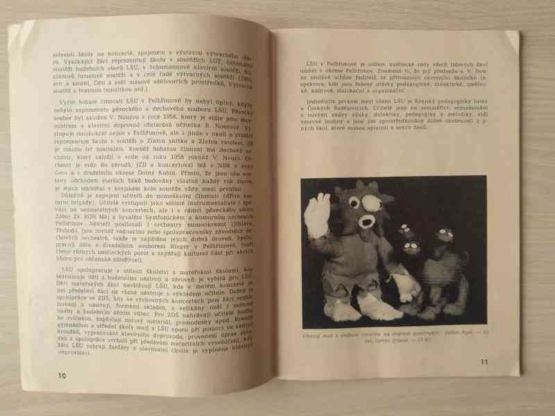 Lidová škola umění Pelhřimov 40 let - pamětní brožura 1980  - foto 3