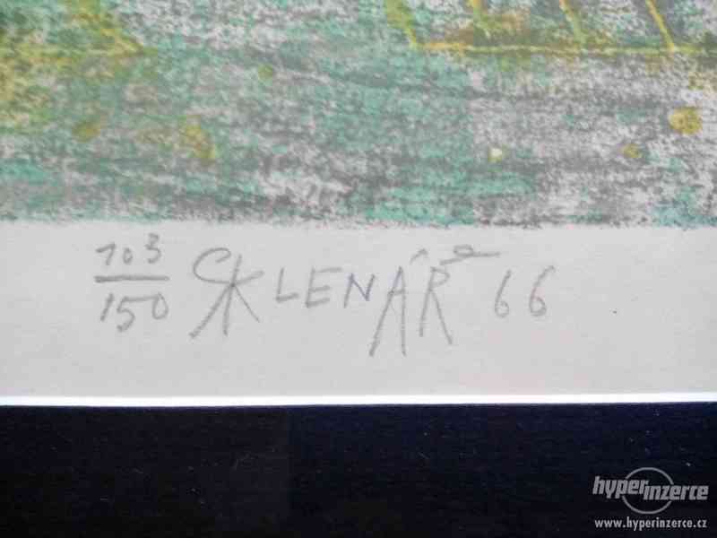 Zdeněk Sklenář, Litografie, 1966, číslováno 103/150. - foto 5