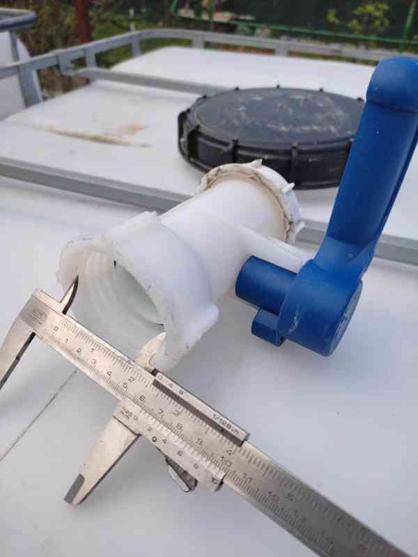 IBC hlavní ventil DN50 / S60x6 cena 200,-Kč, Prostějov - foto 2