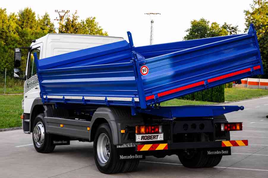 MERCEDES ATEGO 1518 - TŘÍSTRANNÝ S3 SKLÁPĚČ - VYKLÁPĚČ EU5 - foto 4