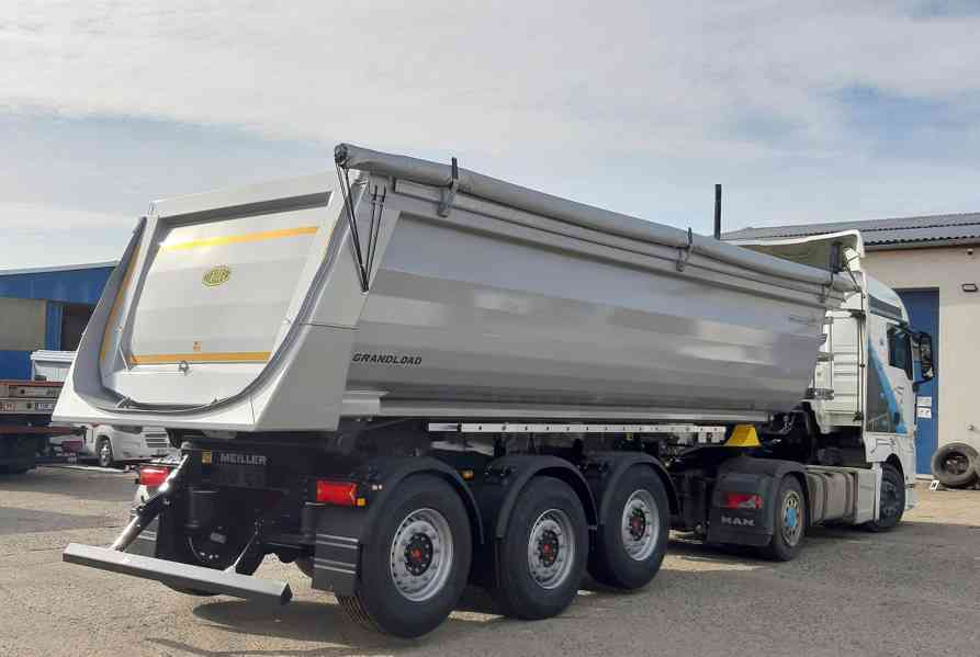 Sklápěcí návěs MEILLER 26 m3/2x ZVEDACÍ NÁPRAVY/BRZDA FINIŠE - foto 12