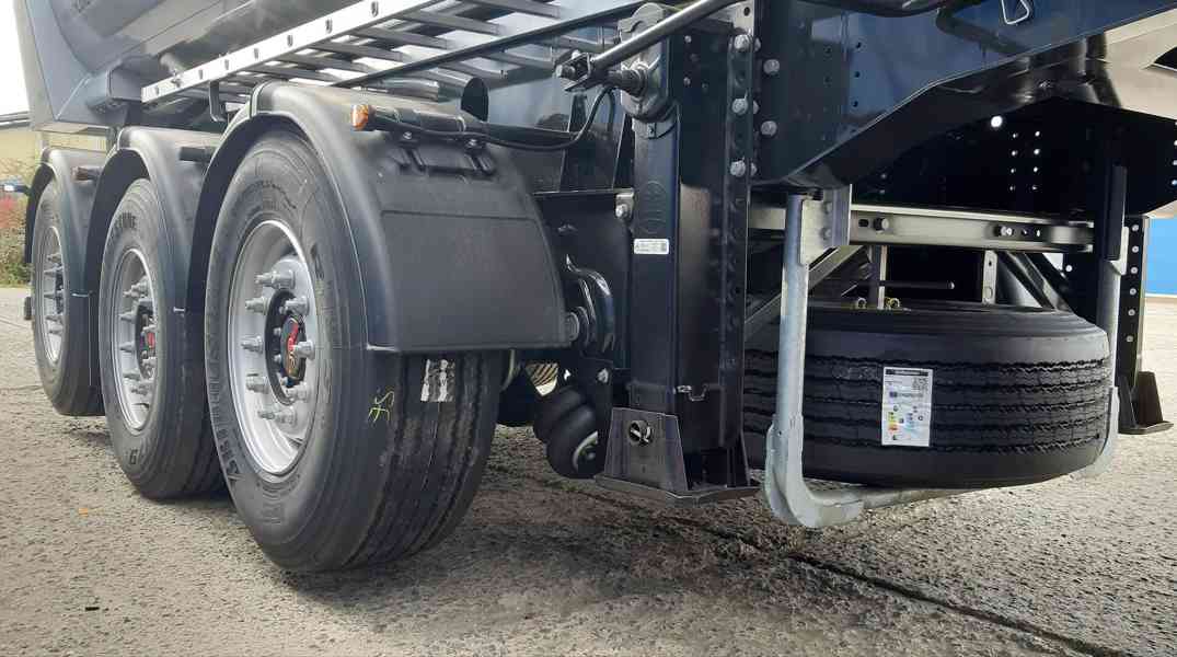 Sklápěcí návěs MEILLER 26 m3/2x ZVEDACÍ NÁPRAVY/BRZDA FINIŠE - foto 6