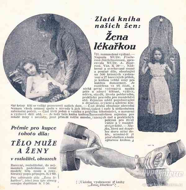 Starožitná kniha Žena lékařkou, rok 1923 - foto 2