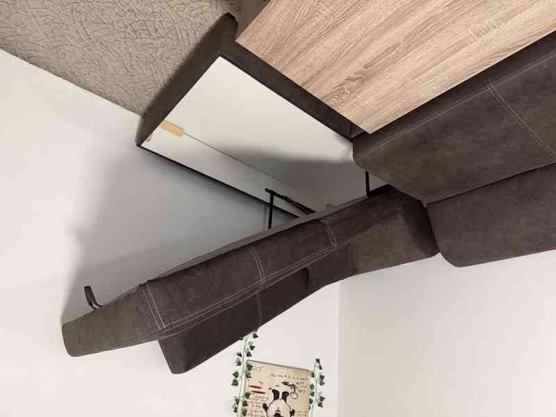 Rohová rozkládací sedačka - foto 3