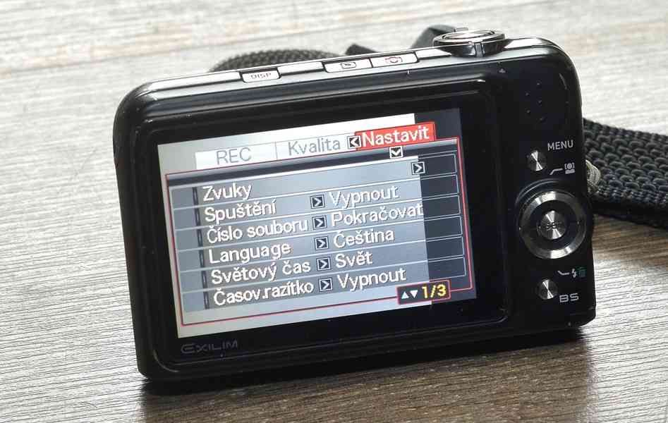 Casio Exlim EX-Z1200 12MP Optical Zoom 3x  - Black - foto 5