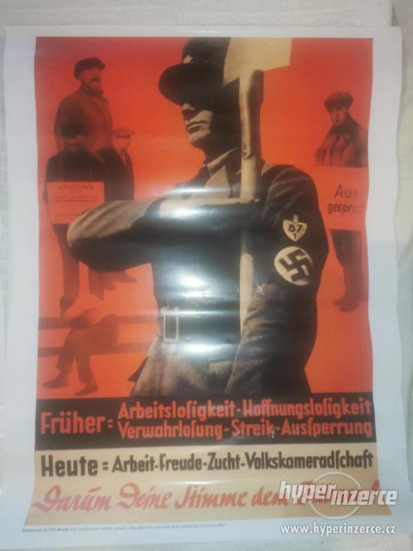 Reprint Plakát NSDAP - foto 2