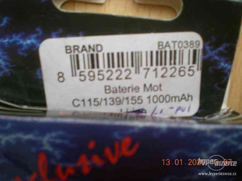 nové baterie pro mobilní telefony Motorola - foto 16