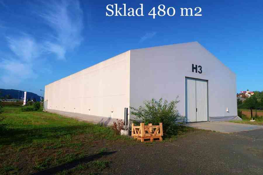 Nájem skladu 480 m2 s kancelářemi, Králův Dvůr, BEROUN - foto 3