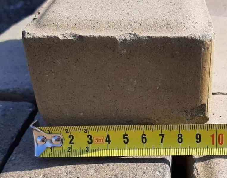 Dlažba betonová žlutá rozměry viz fotografie   - foto 3