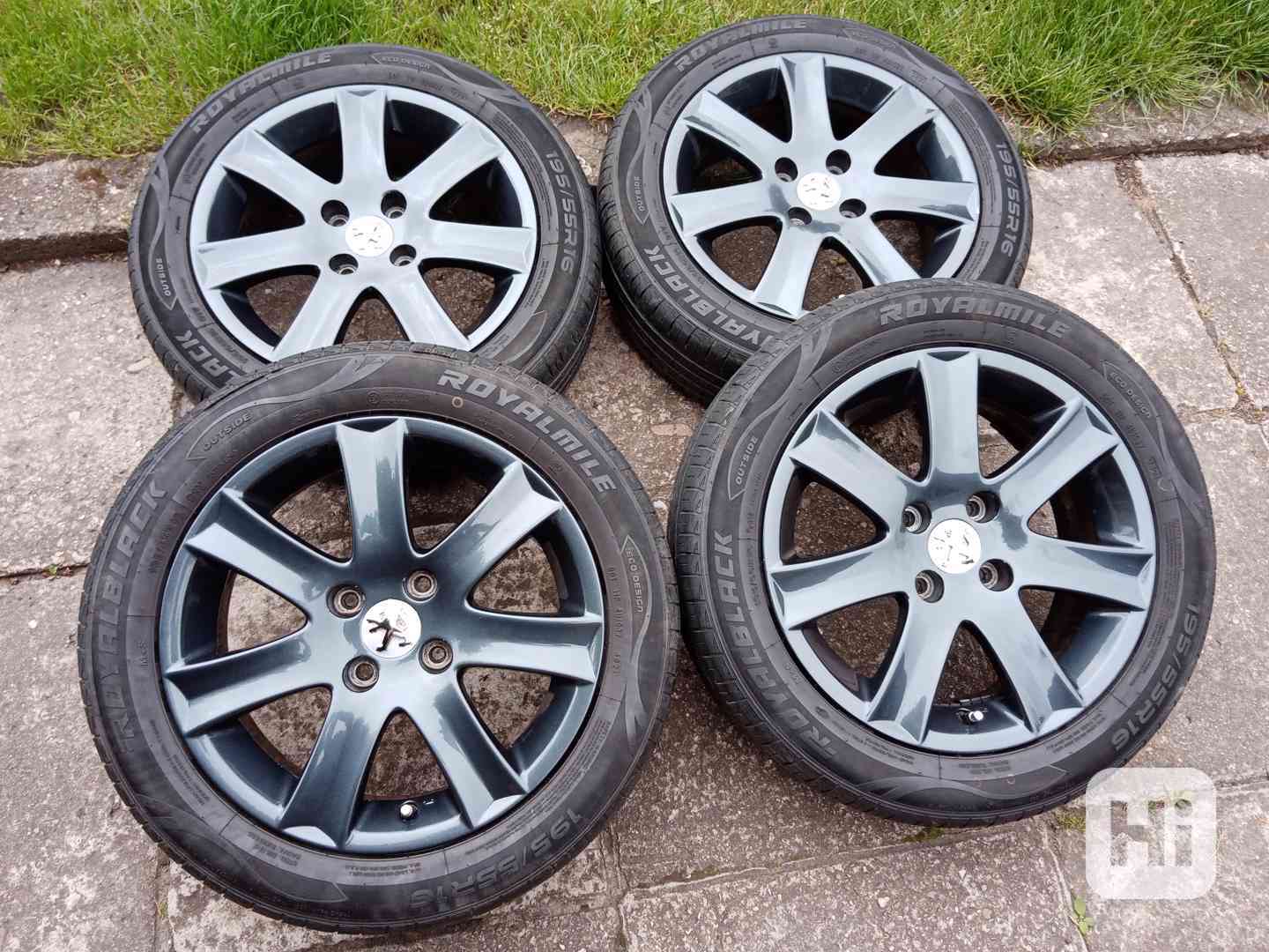 Obutá Alu kola 16ky 4x108 pneu 80% PEUGEOT CITROEN - dobírka - foto 1