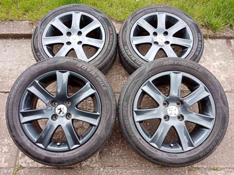 Obutá Alu kola 16ky 4x108 pneu 80% PEUGEOT CITROEN - dobírka - foto 3
