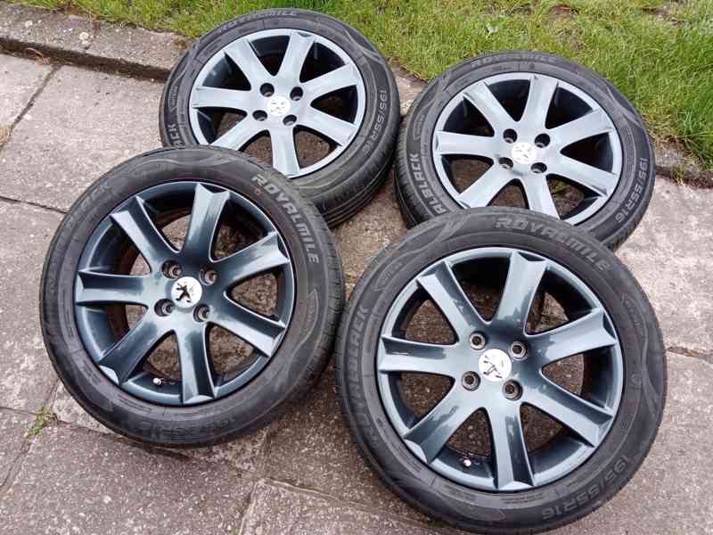 Obutá Alu kola 16ky 4x108 pneu 80% PEUGEOT CITROEN - dobírka - foto 5