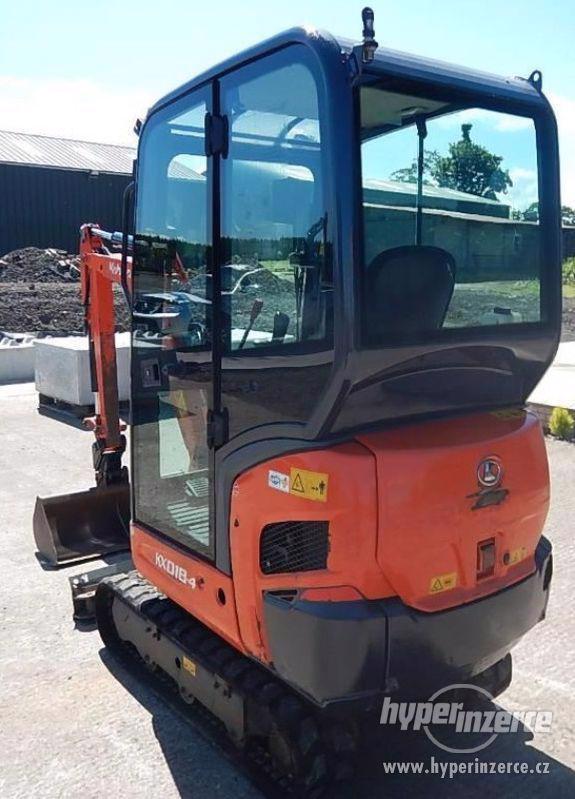 mini bagr Kubota KX018-4, rok 2015, jen 2713hodin - foto 13