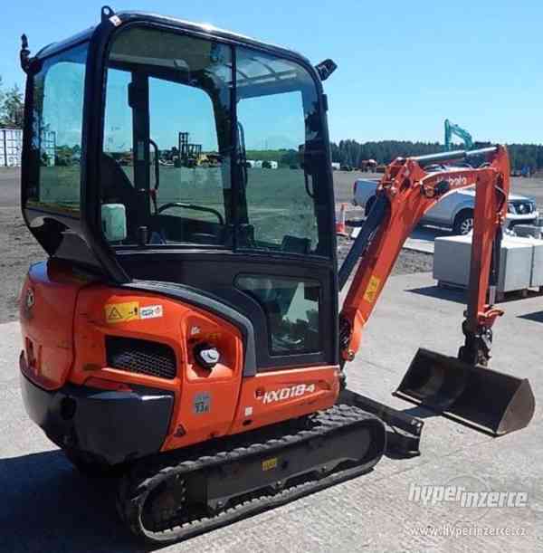 mini bagr Kubota KX018-4, rok 2015, jen 2713hodin - foto 18
