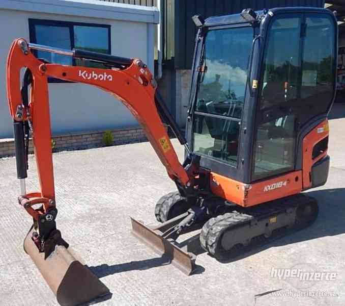 mini bagr Kubota KX018-4, rok 2015, jen 2713hodin - foto 19