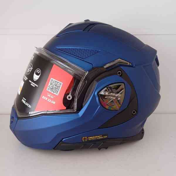 Silniční překlápěcí přilba LS2 ADVANT X Navy Blau - foto 2