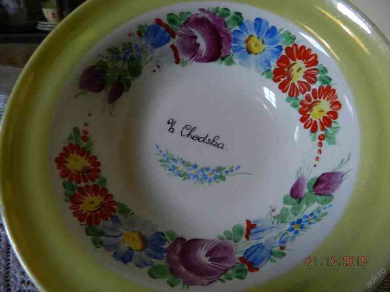 Hezká malovaná miska Chodsko Ditmar Urbach