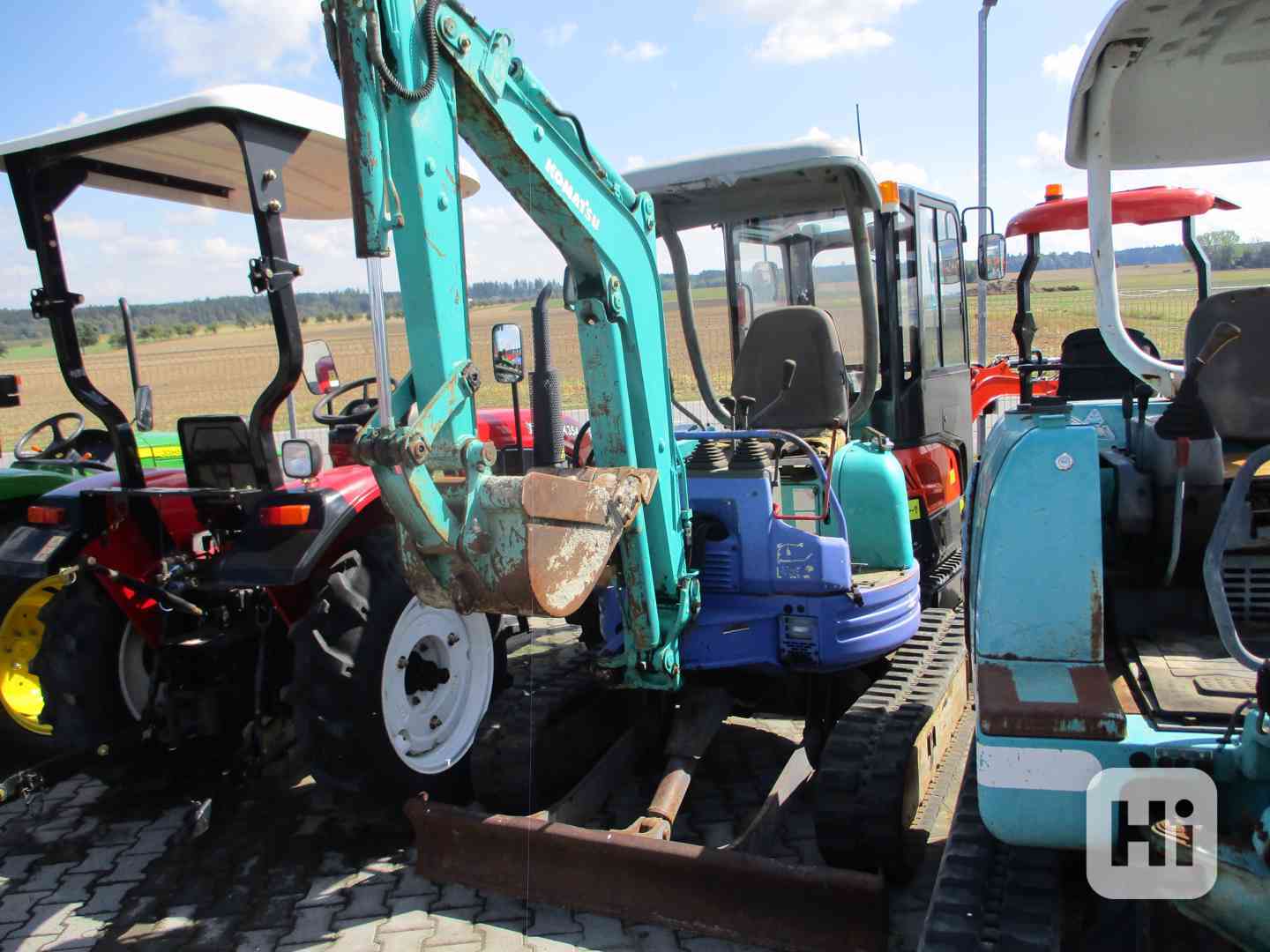 Minibagr Komatsu PC-20 2000kg pěkný stav - foto 1