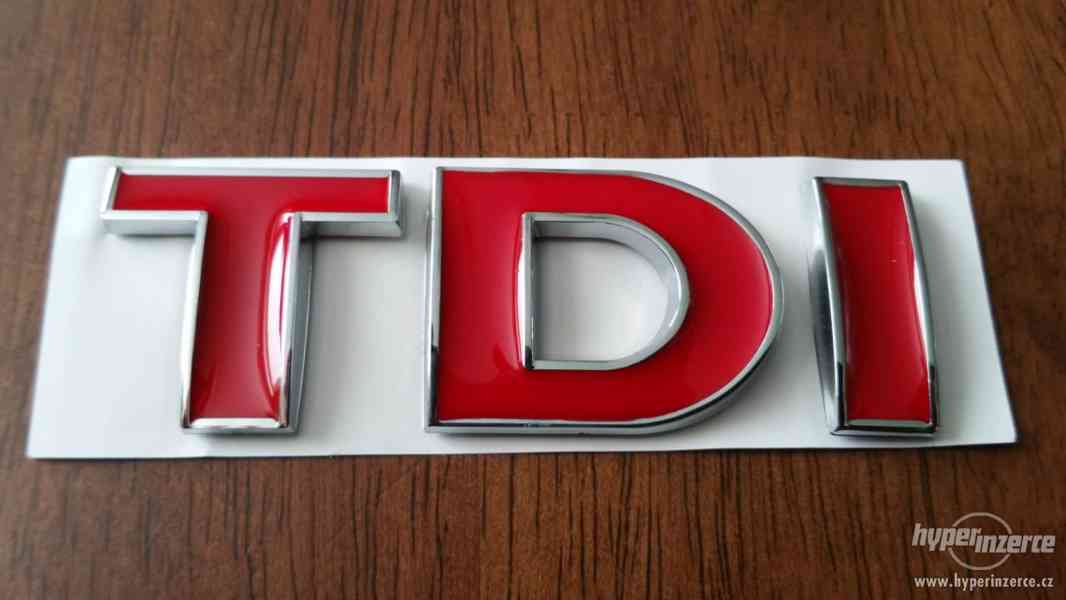 TDI logo VW pro vozy Audi Škoda Seat VW Volkswagen všechny m - foto 1