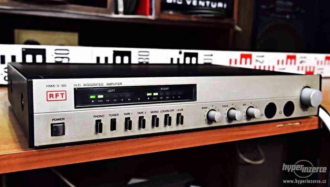 RFT HMK-V 100 stereo zesilovač DDR - foto 1