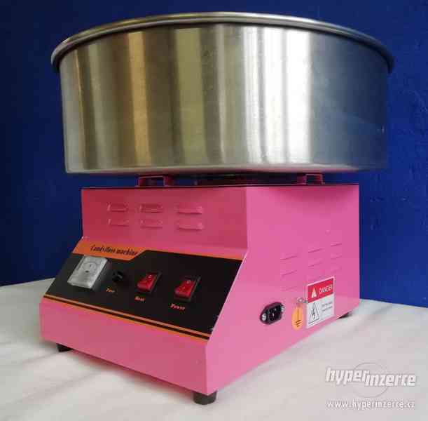 Stroj na cukrovou vatu 1,3kW 52 cm Nový - foto 3