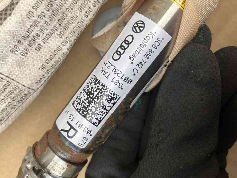 stropni airbagy vw passat cc pravy levy - foto 5