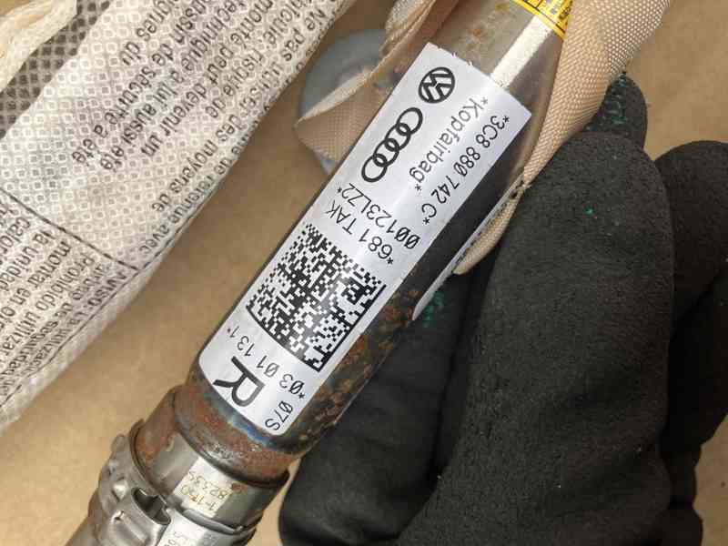 stropni airbagy vw passat cc pravy levy - foto 6