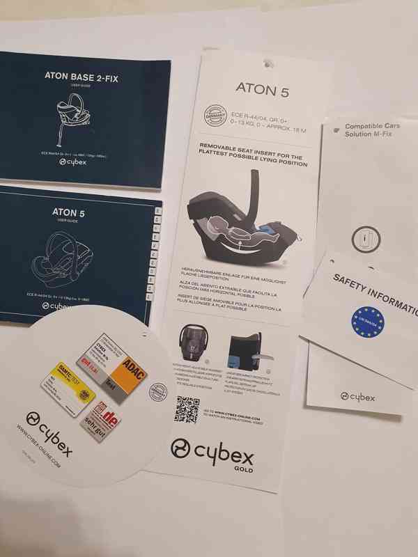 Autosedačka Cybex Aton 5 2019 + Base 2-Fix Premium Black - foto 7