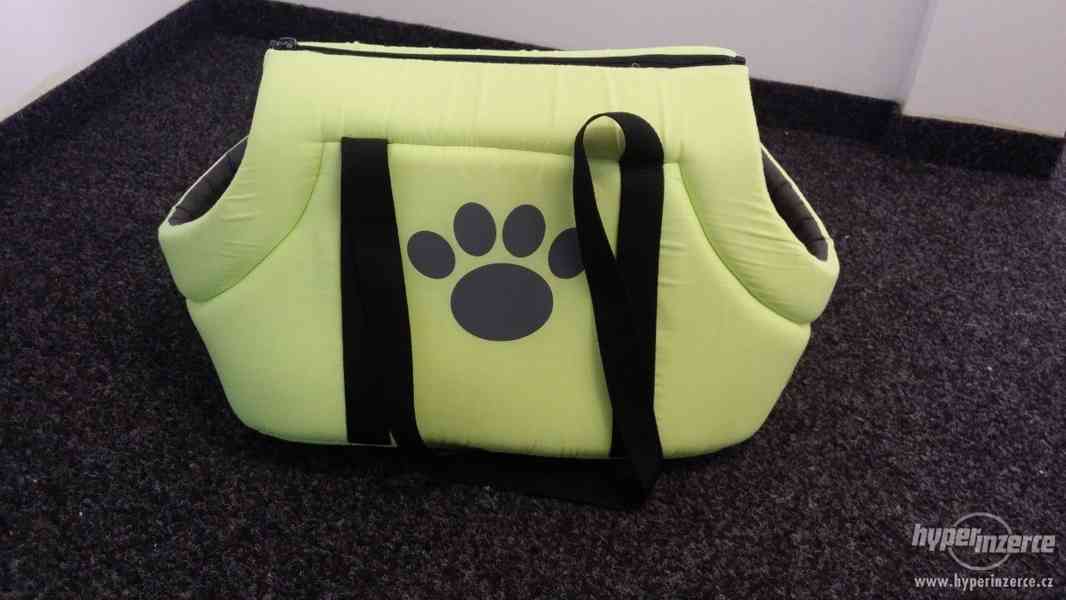 Lehká barevná taška na psa - s popruhem - foto 2