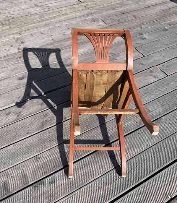 Secesní gondolová stolička, Gebrüder Thonet, Vídeň - foto 5