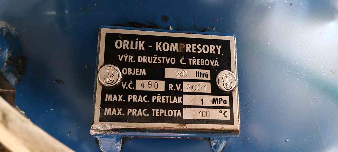 Prodám vzduchový kompresor Orlík - foto 2