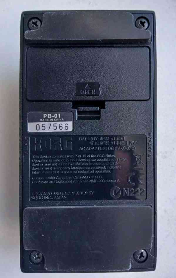 Prodám ladičku KORG Pitchblack PB-01 - foto 3