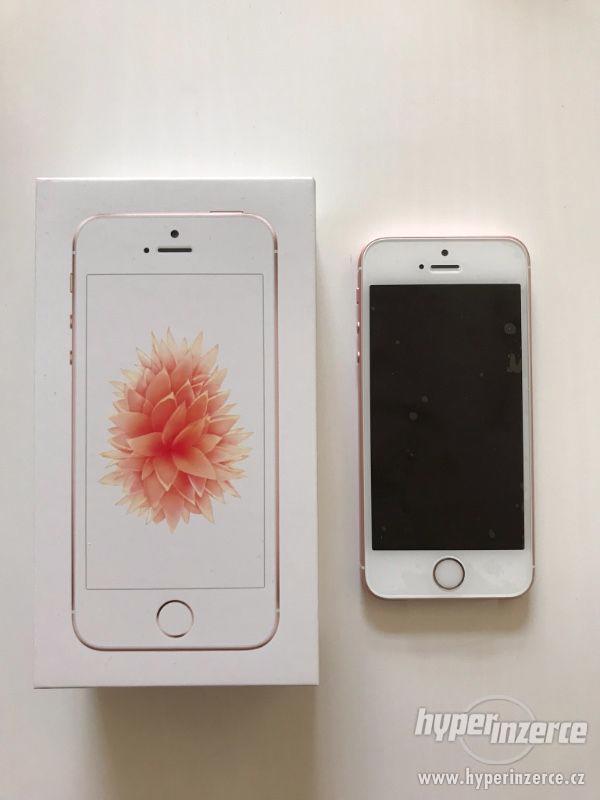 iPhone SE 16 GB Rose Gold v záruce - foto 1