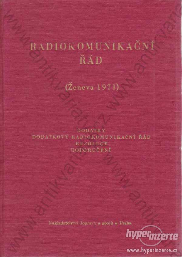 Radiokomunikační řád 1971 - foto 1