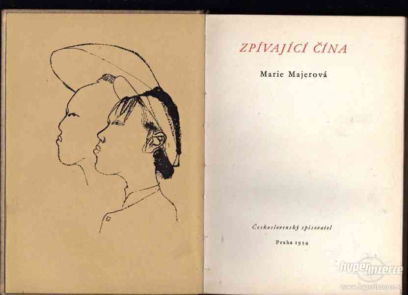 Zpívající Čína -  Marie Majerová 1954 1. vydání - foto 1