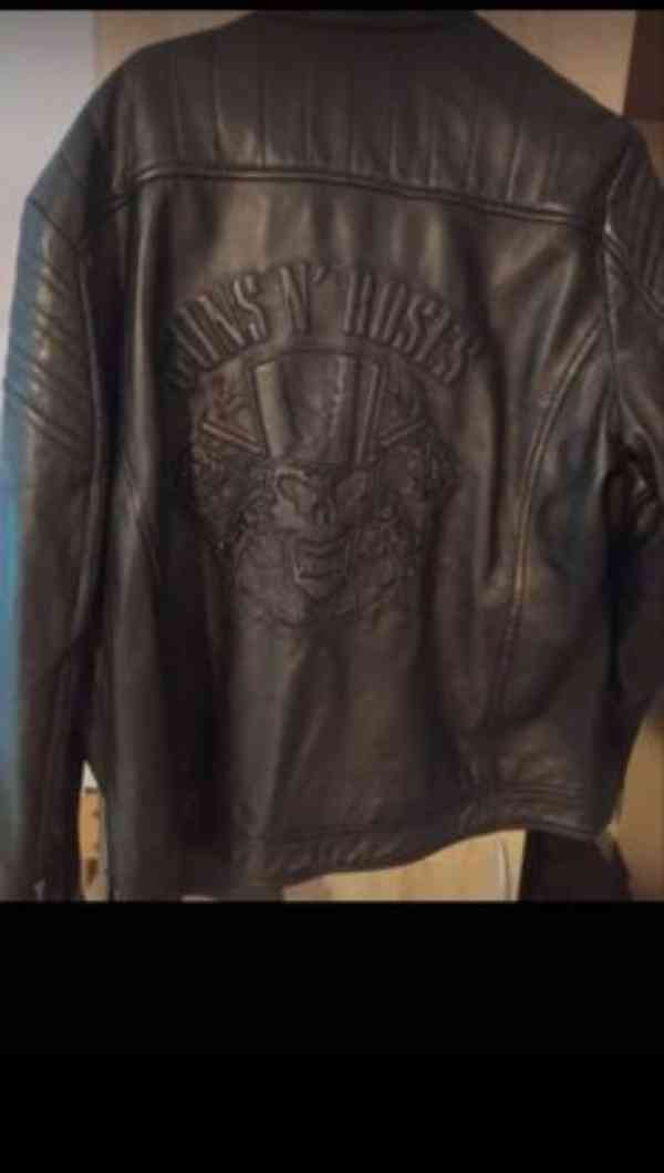 Kožená bunda 3xl nová Guns n Roses z emp shopu - foto 1