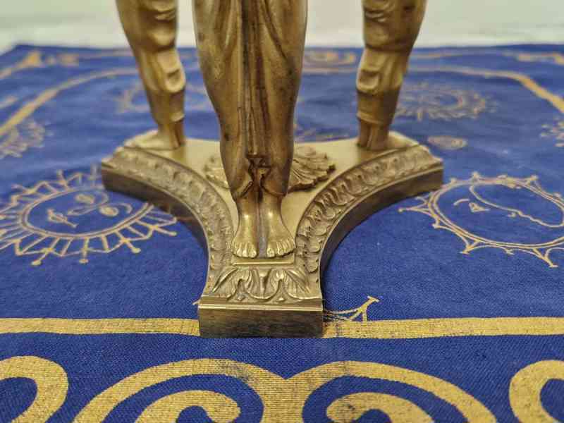 Luxusní empírová Mísa Nástolec ve zlacené montáži - foto 8