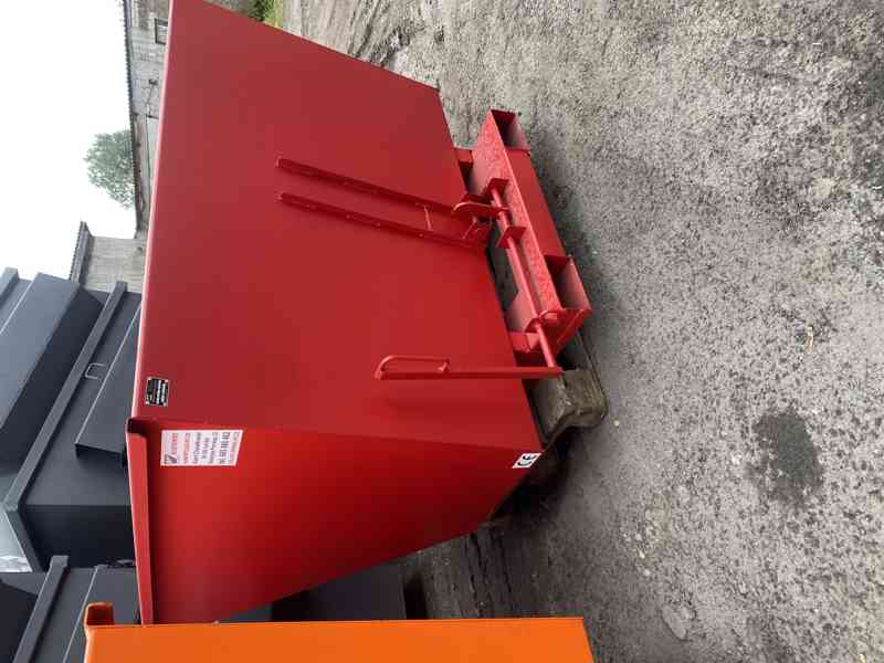 Pojemnik samoopróżniający, 1,5 m3, kontener - foto 2