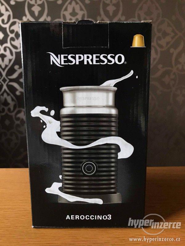 Nespresso Inissia krups kávovar + šlehač mléka Aeroccino 3 - foto 6