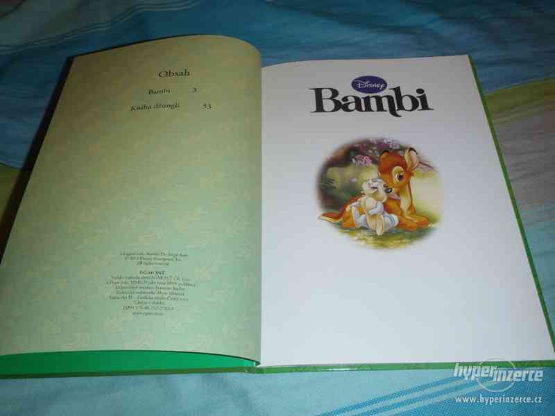Disney kniha Bambi + Kniha džunglí - foto 3