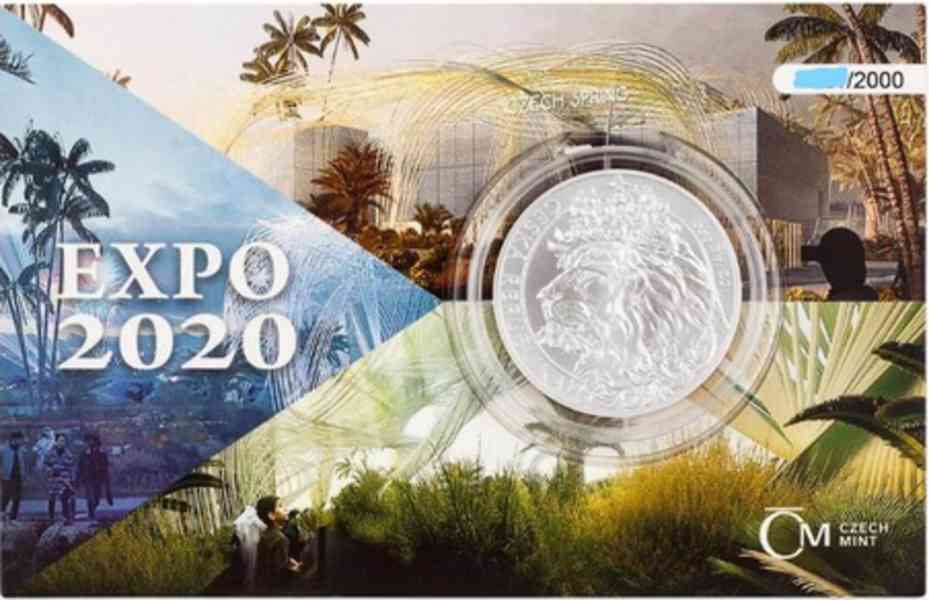 Stříbrná mince český lev 2021 - foto 1