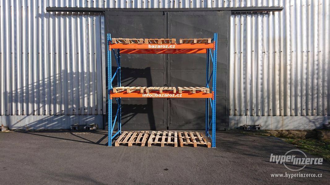 Paletové Regály Bazar Stow nosnost 3300 Kg/patro - foto 1