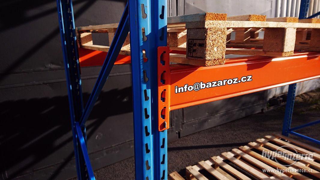 Paletové Regály Bazar Stow nosnost 3300 Kg/patro - foto 4