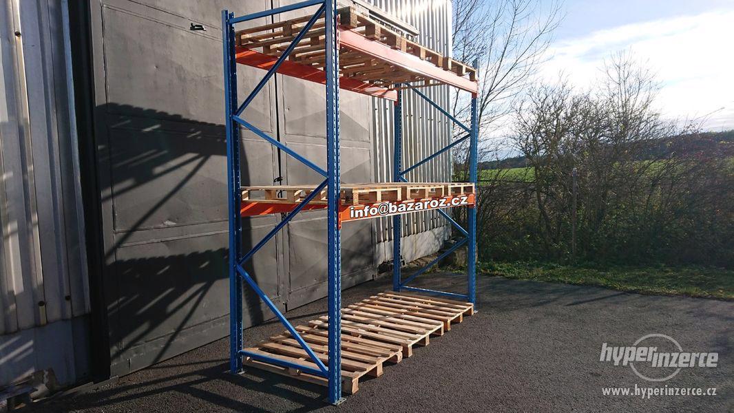 Paletové Regály Bazar Stow nosnost 3300 Kg/patro - foto 7