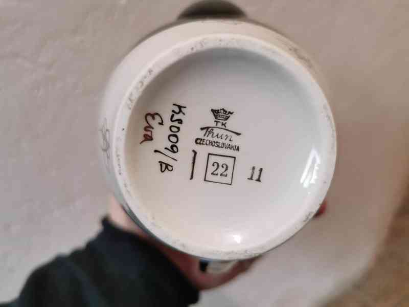 Černo bílý servis 6 osob Brusel Jaroslav Jetmar - foto 6