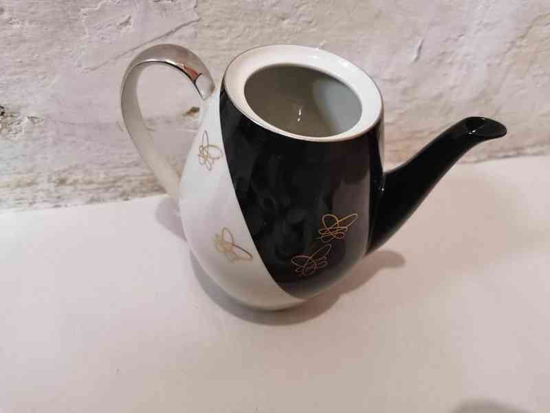 Černo bílý servis 6 osob Brusel Jaroslav Jetmar - foto 5