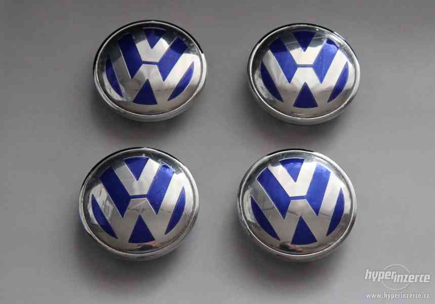 Volkswagen - Pokličky - 65 mm , Modré - Sada 4 ks - foto 2