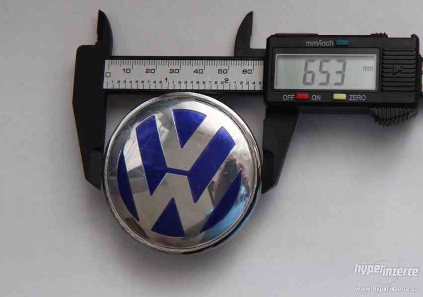 Volkswagen - Pokličky - 65 mm , Modré - Sada 4 ks - foto 4