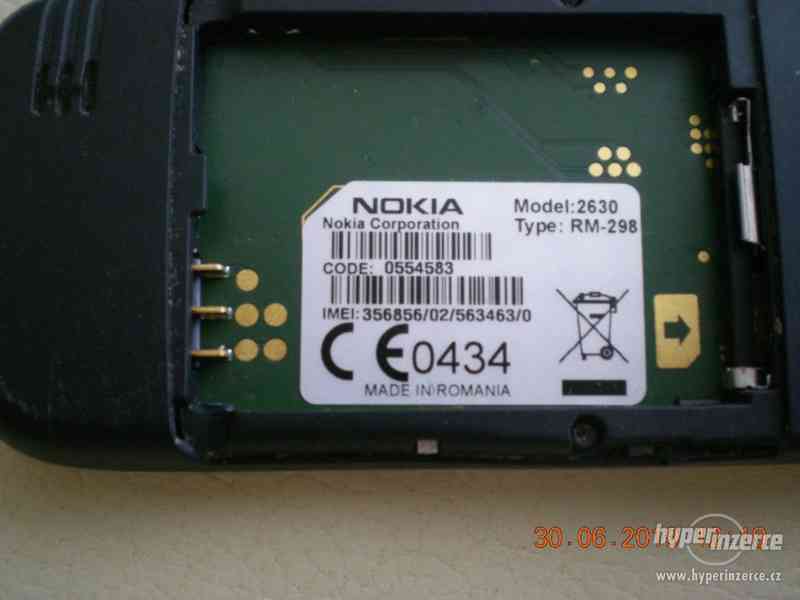 Nokia 2630 - plně funkční telefony z r.2007 - foto 14